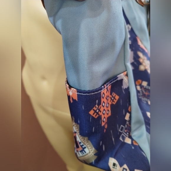 NWT Canyon Sky blue women's shoulder purse bag zipper pocket - Picture 2 of 5